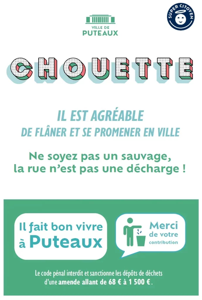 Affiche ville propre