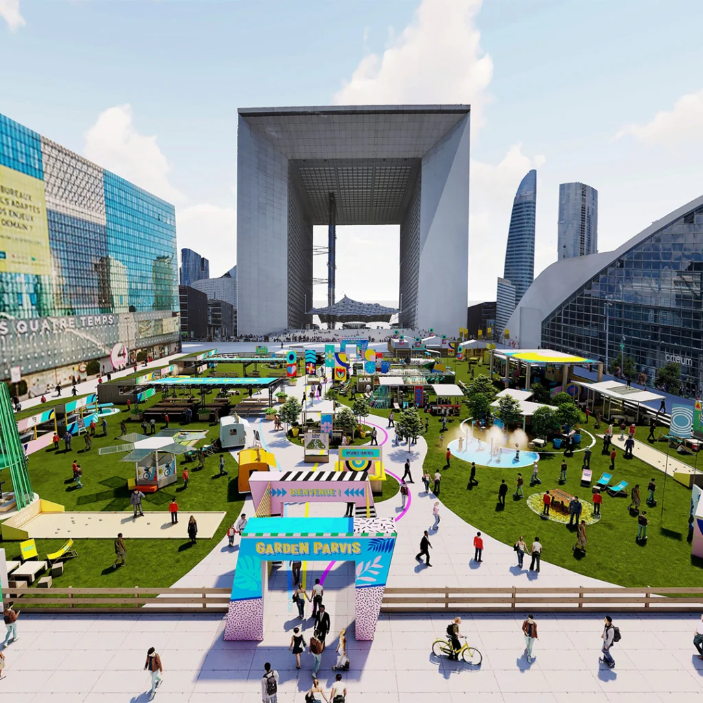 garden parvis la defense web