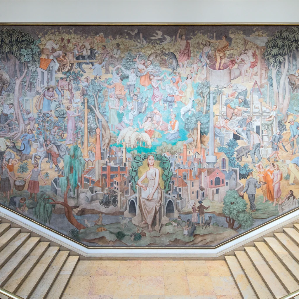 hoteldeville fresque