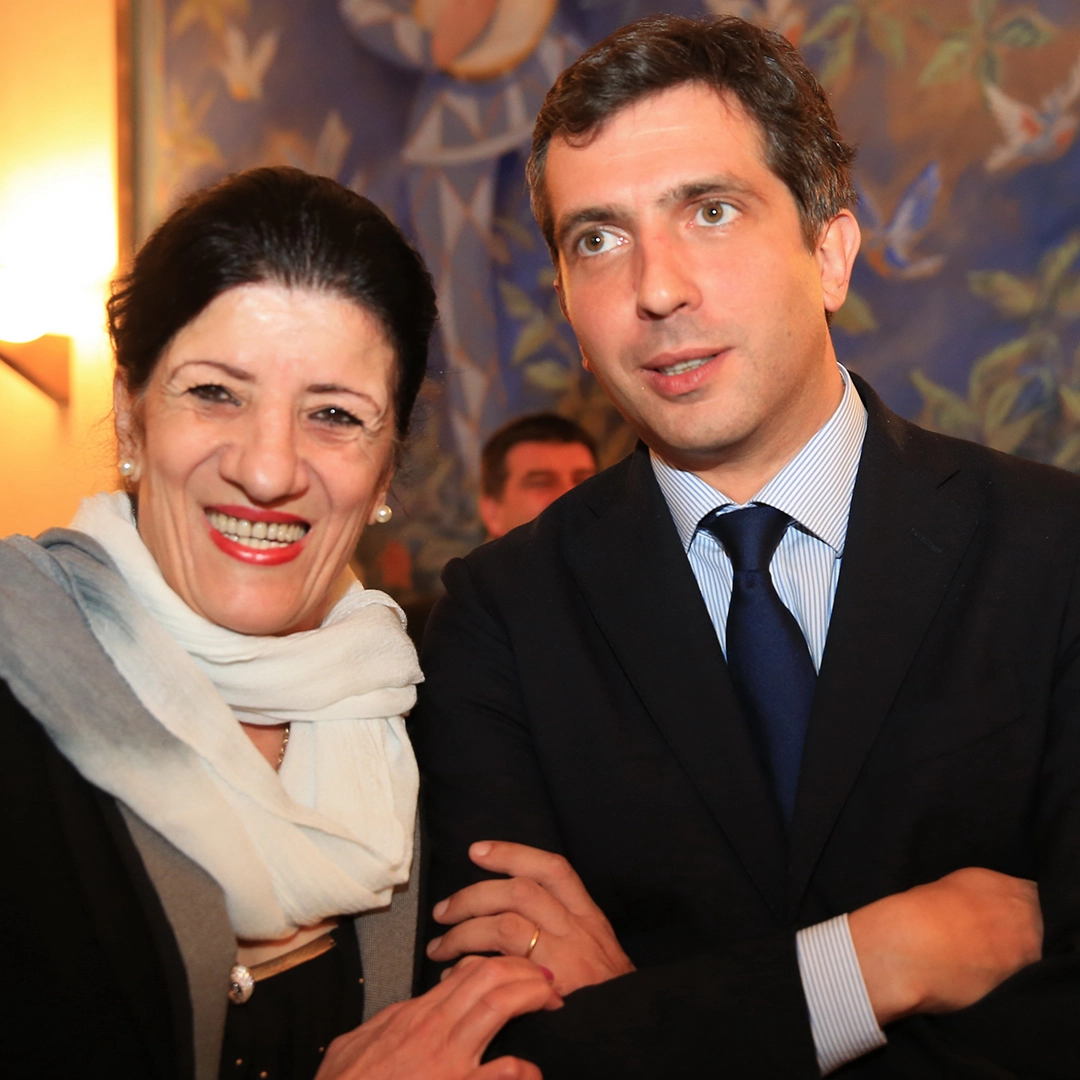 Biyouna et M. Franchi, 1er adjoint au Maire de Puteaux et Conseiller départemental des Hauts-de-Seine