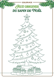 coloriage sapin de noel