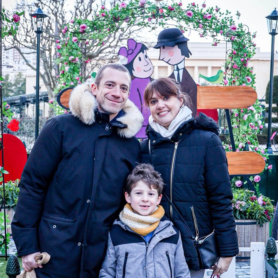 Sylvain et sa compagne