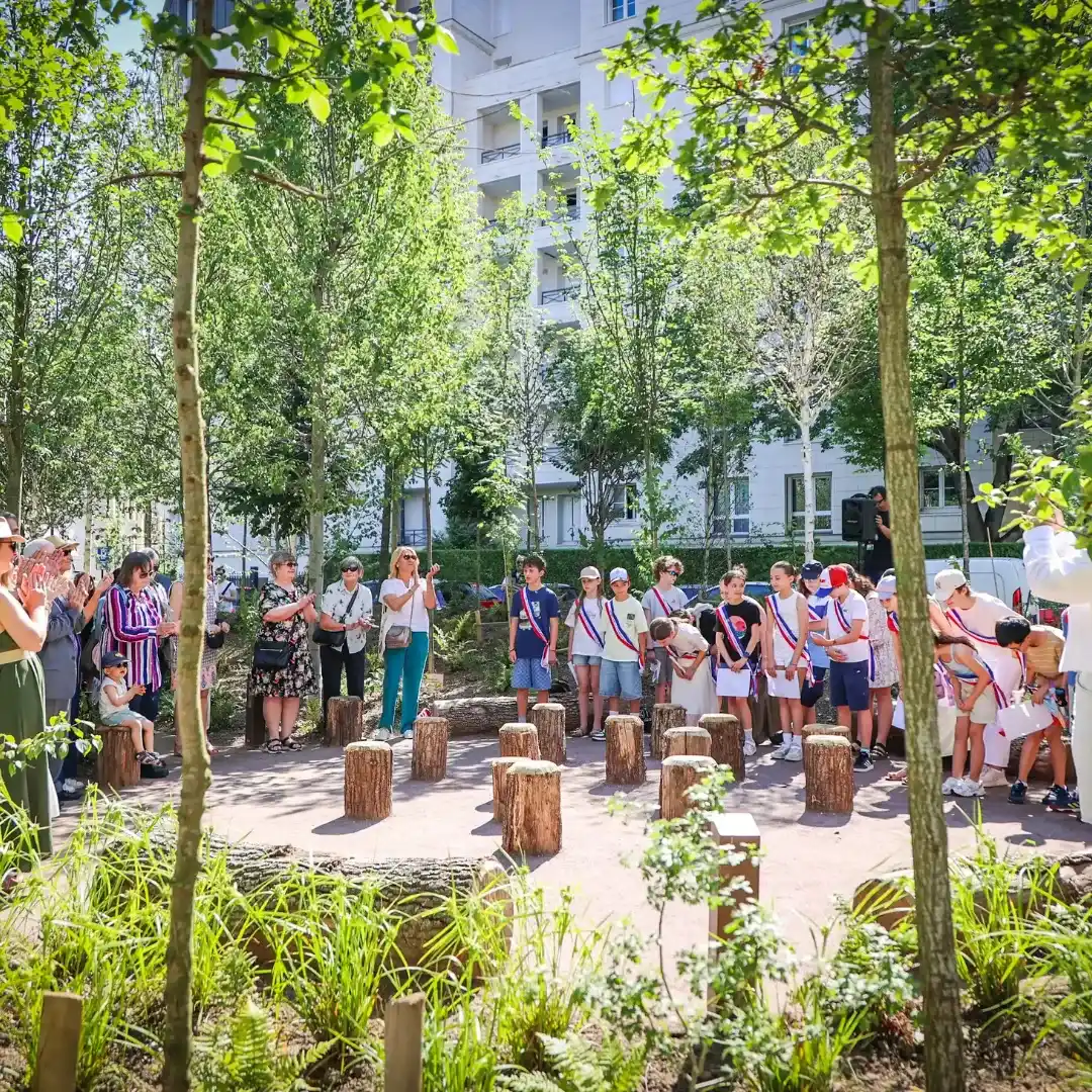 Inauguration forêt urbaine