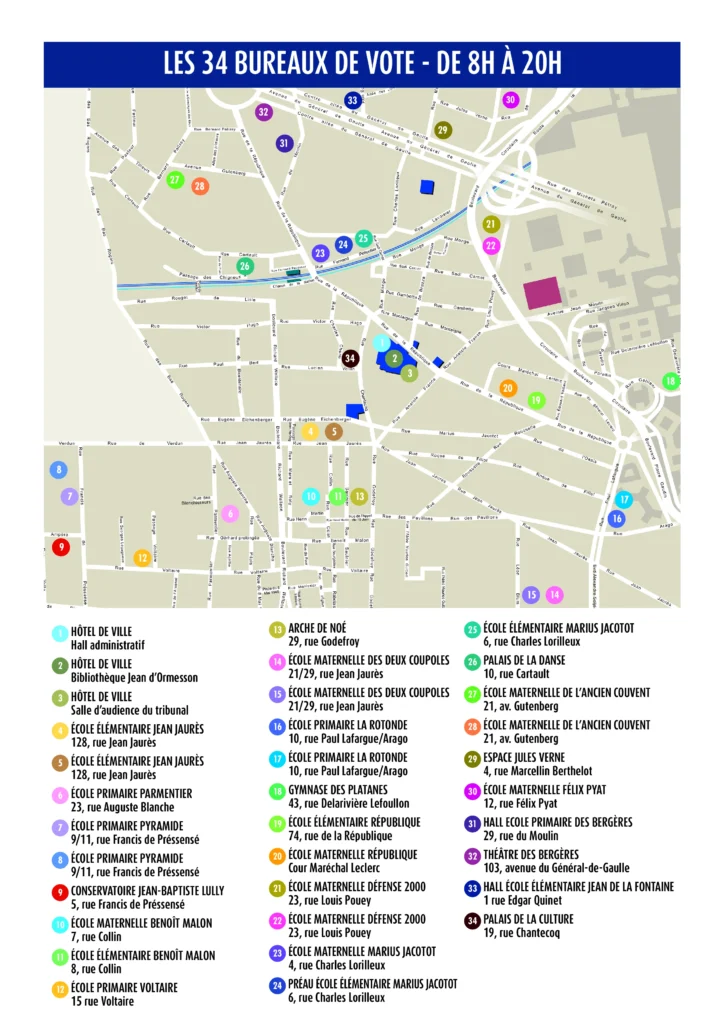 DT 9059 bureaux de vote plan 2026