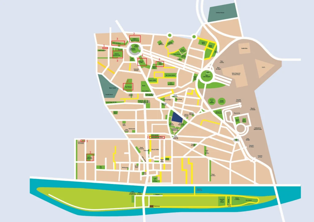 bornes plan Ville 11zon