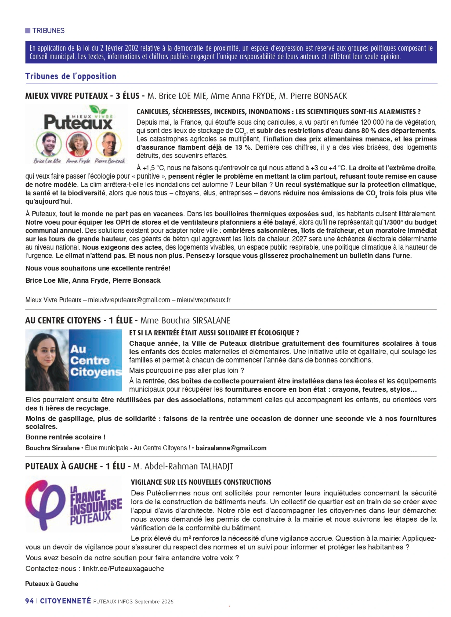 Le Maire et Vos Élus 4 Tribunes-Opposition_Puteaux-Infos_Septembre-2026